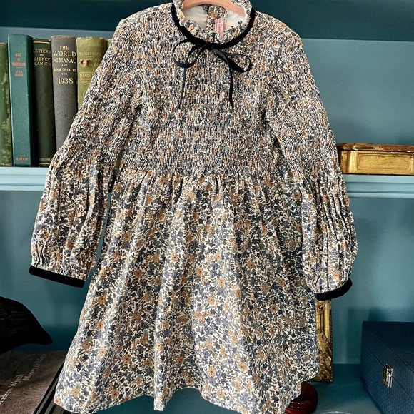 La Coqueta Girls Smocked Girls Dress Size 7y - Picture 1 of 2
